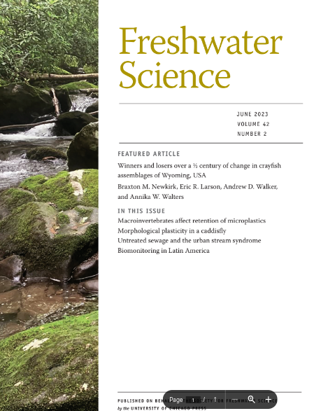 Freshwater Science: Volume 42, Issue 2 | Society for Freshwater